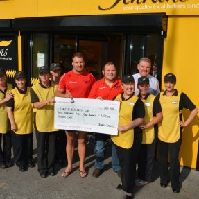 Jenkins Bakery helps raise £3,100 for Cancer Research UK