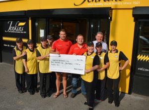 Jenkins Bakery helps raise £3,100 for Cancer Research UK
